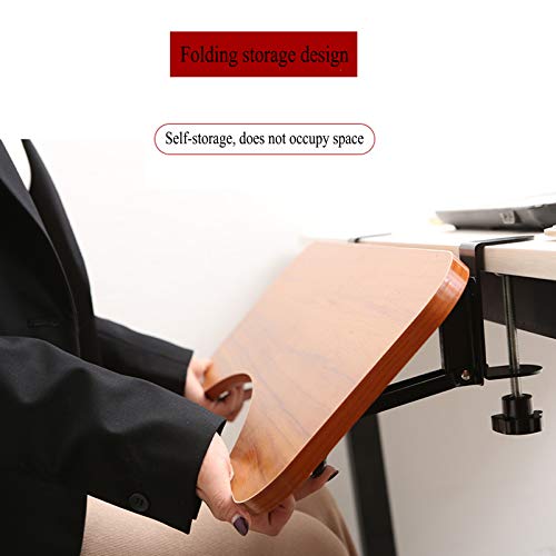 Ergonomische, verstellbare Tastaturablage mit Handgelenkauflage und Maus-Plattform, Klemmhalterung unter dem Schreibtisch für verbesserten Komfort, Tippen, Gaming, Produktivität und Bild 4