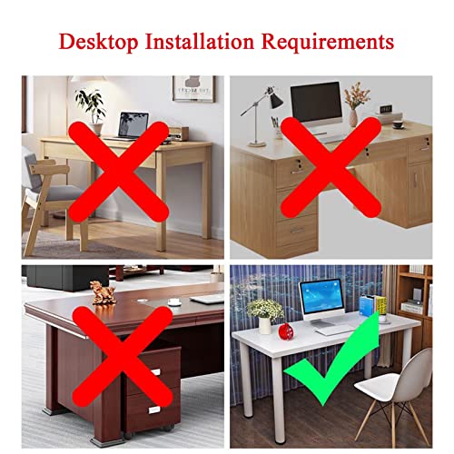 Verstellbare, ergonomische Tastaturablage aus Holz mit Platz für die Maus – ausziehbares Heimbüro und Gaming-Regal steigert Komfort, Effizienz und Produktivität in Ihrem Arbeitsplatz Bild 7