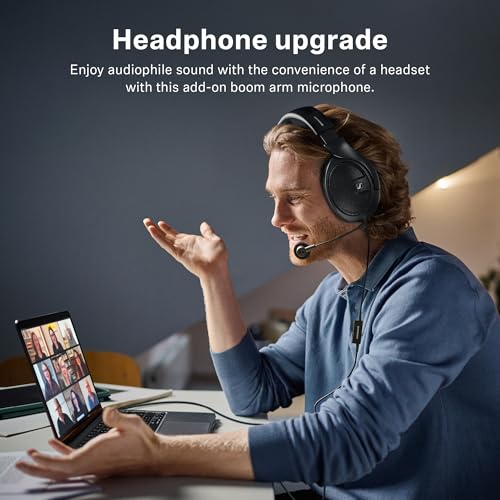 Sennheiser HD 500 BAM Ansteckmikrofon Upgrade für HD 500 Serie/HD 620S - Kondensator-Mikrofon mit Geräuschunterdrückung, hochwertiger Sound für Gaming, Streaming & Podcast - 3,5 mm Klinke - Schwarz Bild 5