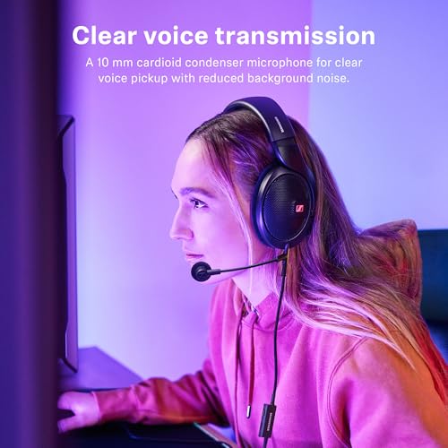 Sennheiser HD 500 BAM Ansteckmikrofon Upgrade für HD 500 Serie/HD 620S - Kondensator-Mikrofon mit Geräuschunterdrückung, hochwertiger Sound für Gaming, Streaming & Podcast - 3,5 mm Klinke - Schwarz Bild 6