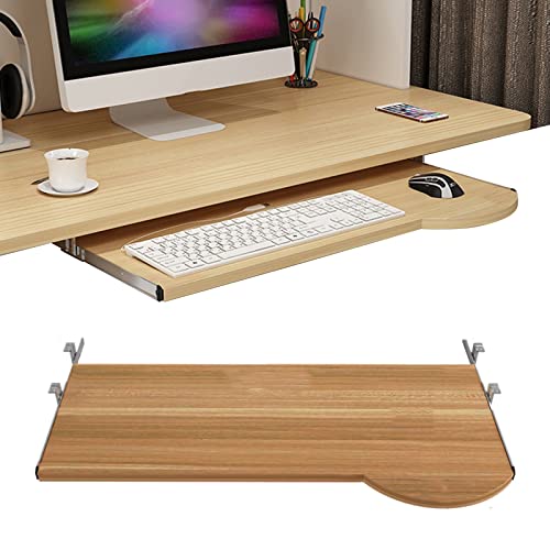 Ergonomische, verstellbare Tastaturablage unter dem Schreibtisch mit ausziehbarer Plattform und Schublade, platzsparender Maus- und Tastatur-Organizer für Heimbüro, Gaming und Studium Bild 1