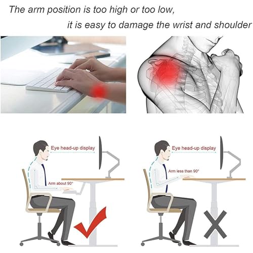 Verstellbares, ergonomisches Regal für Tastatur und Maus unter dem Schreibtisch – beige Schubladen-Organizer für Home Office & Gaming Setup Steigern Sie Komfort und Produktivität Bild 7