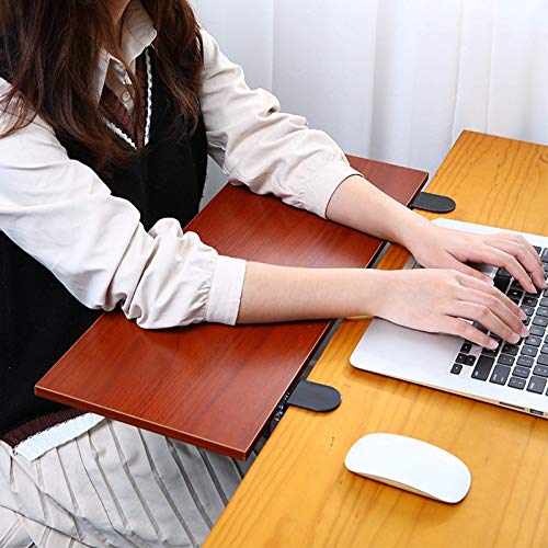 Ergonomische verstellbare Tastaturablage – Klemm-Schreibtischverlängerung für Maus und Tastatur, geneigtes Design für Komfort, perfekt für Heimbüro und Gaming, platzsparende Lösung Bild 3