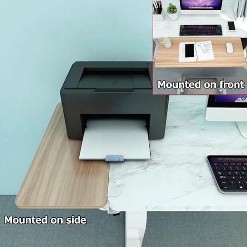 Ergonomische Tastatur- und Maus-Schreibtischverlängerung mit 90° faltbarem Design, Vollarmstütze, sichere Klemmhalterung, ideal für Heimbüro und Gaming-Arbeitsplätze Bild 4