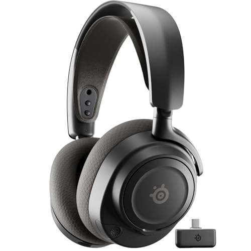SteelSeries Arctis Nova 7 Wireless Gen 2 Multi-Plattform-Gaming-Headset - Echtzeit-App-Steuerung - Über 50 Std. Akkulaufzeit - 2,4 GHz/Bluetooth parallel möglich -PC, PS5, PS4, Switch 1/2, Mobilgeräte Bild 1