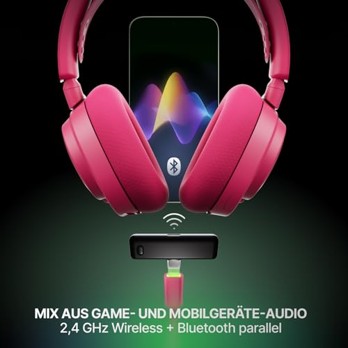SteelSeries Arctis Nova 7X Wireless Gen 2 Xbox Gaming-Headset - Echtzeit-App-Steuerung - Über 50 Std. Akkulaufzeit - 2,4 GHz/Bluetooth parallel möglich - PC, PS5, PS4, Switch 1/2, Mobilgeräte Bild 4