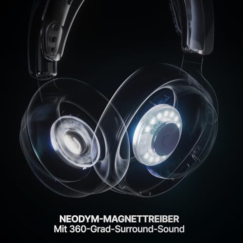 SteelSeries Arctis Nova 7P Wireless Gen 2 - PS5 Headset - Gaming Headset Wireless - App-Steuerung - Über 50 Std. Akku & Schnellladefunktion - 2,4 GHz+ Bluetooth - Für PlayStation, PC & mehr - Weiß Bild 6