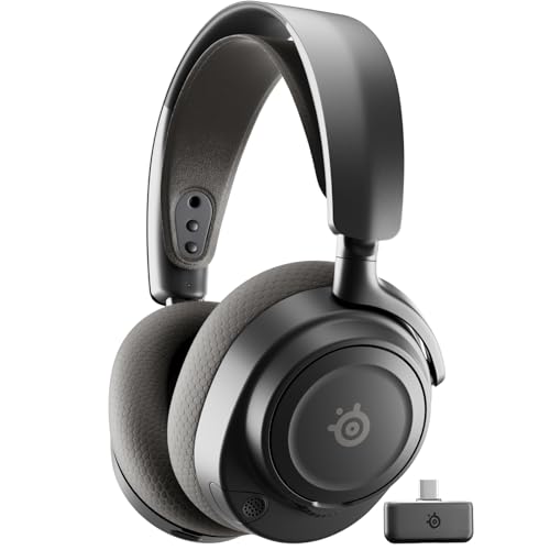 SteelSeries Arctis Nova 7P Wireless Gen 2 - PS5 Headset - Gaming Headset Wireless - App-Steuerung - Über 50 Std. Akku & Schnellladefunktion - 2,4 GHz + Bluetooth - Für PlayStation, PC & mehr - Schwarz Bild 1