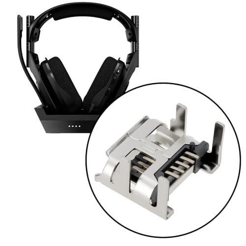 EMSea Micro-USB-Ladeanschluss, Headset, USB-Ladeanschluss, kompatibel mit Astro Gaming A50, 2 Stück Bild 2