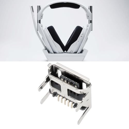 EMSea Micro-USB-Ladeanschluss, Headset, USB-Ladeanschluss, kompatibel mit Astro Gaming A50, 2 Stück Bild 4