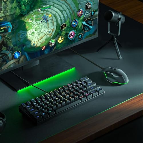 Toxaoii 1,8M USB-Kabel Micro-USB-Ladekabel Kompatibel mit Razer Viper Ultimate, Basilisk Ultimate, Naga Pro 20000 DPI, DeathAdder V2 Pro Gaming-Maus-Ersatzkabel mit Nylonummantelung (Schwarz) Bild 7