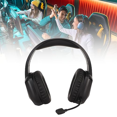 Yctze Gaming-Headset mit RGB-Beleuchtung, Stereo, Geräuschunterdrückung mit Geringer Latenz und Bequemen Ohrpolstern Bild 2