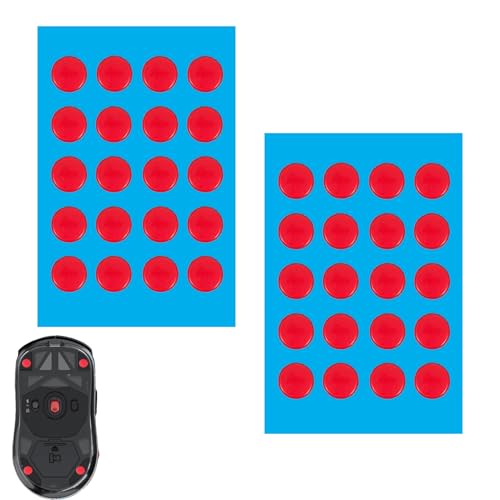 40 Stück Mouse Skates Set für Logitech G PRO Wireless,Superglide Performance auf Glas Mauspad,Ultra-Schnelle Mausfüße für Logitech G PRO Wireless,Mouse Dot Skate Set,Mausfüße für Gaming und Büro Bild 1