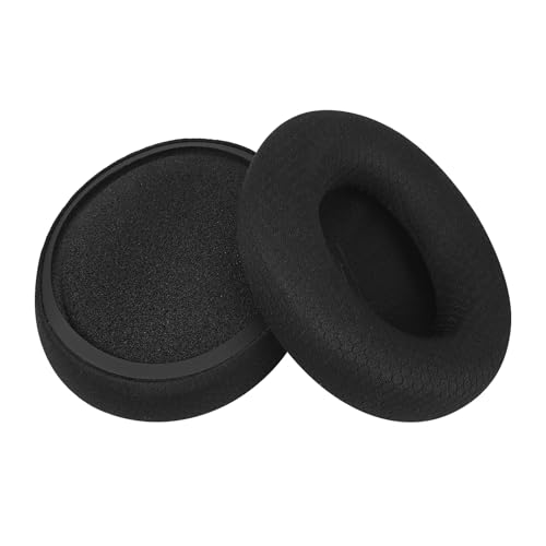Ersatz Ohrpolster für Razer Kraken V4 / Razer Kraken V4 Pro Gaming Kopfhörer von MMOBIEL - Mesh Kopfhörer Ohrpolster – Ersatzpolster – Schwarz Bild 2