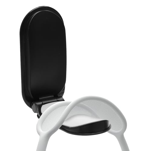 VOSSOT Headset Halterung Wandhalterung, Faltbar Kopfhörerhalter, Klein Kopfhörer Halter, Headset Ständer, Kopfhörer Ständer, für Wand Schreibtisch, für Gaming Zubehör, Over Ear Kopfhörer, Schwarz Bild 1