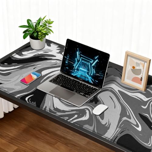 Rcege Großer Mauspad für Schreibtisch - Gaming-Mauspad mit genähten Kanten, Nicht rutschender Unterlage, Schreibtischmatte für Tastatur und Maus Bild 6