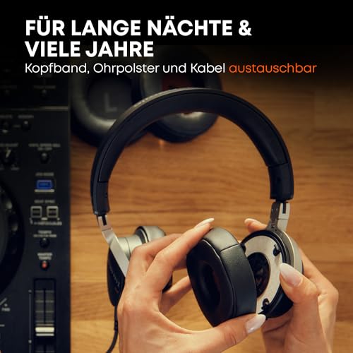 beyerdynamic DJ 300 PRO X CLUB Professioneller 2-in-1 DJ-Kopfhörer On-/Over-Ear-Wechsel als Flexibles Style- und Nutzungsfeature für Professionelle DJs Bild 6