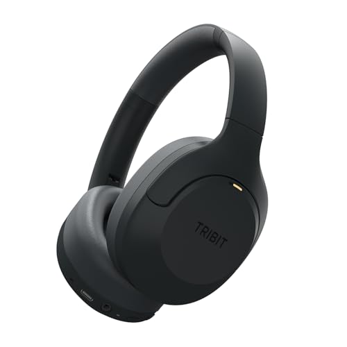 Tribit QuietPlus 81 Over-Ear Kopfhörer mit Noise Cancelling, 110 Std., Schnellladen, Bluetooth 6.0, Deep Bass, 6 EQ per App, kabelloser Bluetooth-Kopfhörer, faltbar und bequem, für Reisen und Arbeit Bild 1