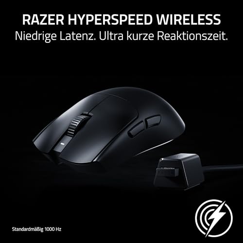 Razer Viper V3 Pro SE - Ultra leichte kabellose symmetrische E-Sport-Gaming-Maus - 54g - Focus Pro 35K Sensor - HyperSpeed - Optical Mouse Switches Gen-3 - bis 95 Std Akku-Laufzeit - PC/Mac | Schwarz Bild 4