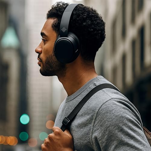 Intempo Alto Hybrid Bluetooth-Kopfhörer mit Geräuschunterdrückung – Kabellos, 35 Std Wiedergabe, Schnellladefunktion, schwenkbare Ohrmuscheln, Verstellbarer Bügel, Typ-C-Anschluss, Dual-Verbindung Bild 2