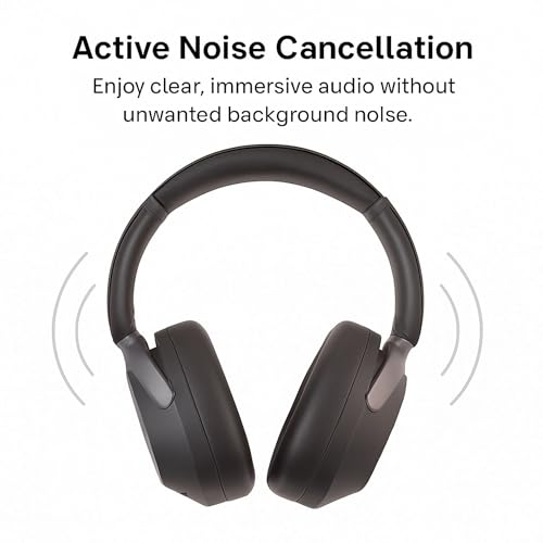 Intempo Alto Hybrid Bluetooth-Kopfhörer mit Geräuschunterdrückung – Kabellos, 35 Std Wiedergabe, Schnellladefunktion, schwenkbare Ohrmuscheln, Verstellbarer Bügel, Typ-C-Anschluss, Dual-Verbindung Bild 5