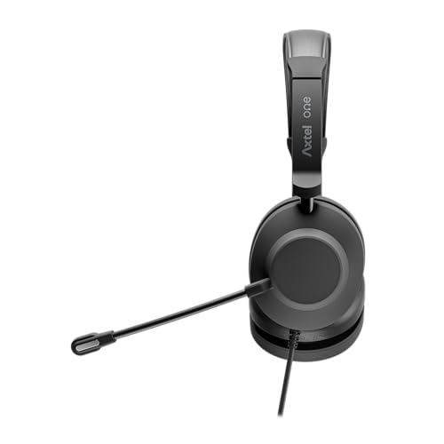 Ein UC35 Stereo-Headset mit Kabel – USB & 3,5-mm-Klinkenstecker, Dual-Mikrofon mit Geräuschunterdrückung, 40 mm HD-Lautsprecher, Inline-Steuerung, leicht für Büro und Zuhause Bild 4
