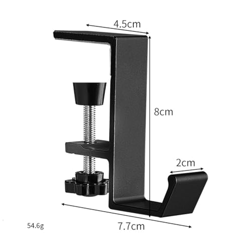 Kopfhörer Ständer,Headset Halterung & Taschenhalter für Schreibtisch,Gaming Headset Aufhänger,Büro und Studier,Einlagiger Haken Bild 2