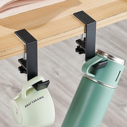 Kopfhörer Ständer,Headset Halterung & Taschenhalter für Schreibtisch,Gaming Headset Aufhänger,Büro und Studier,Einlagiger Haken Bild 7