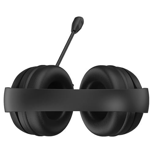 SUBSONIC - Brawl Stars Gaming-Headset, Kabellos, mit LED-Beleuchtung, Abnehmbarem Mikrofon, 40mm Treiber, RGB-Totenkopf-Design, Schwarz und Rot, für PC, Tablet, Smartphone Bild 4
