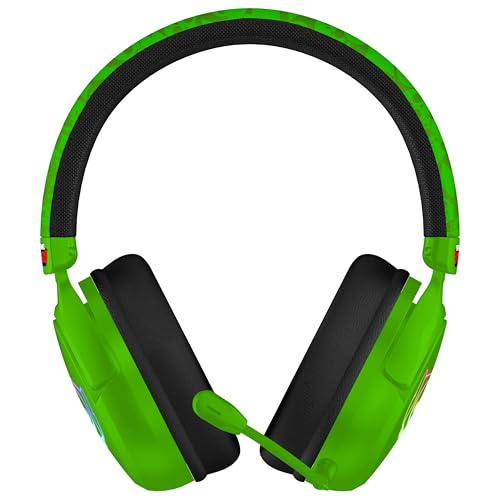 SUBSONIC Brawl Stars Gaming-Headset, Kabellos, RGB-LED-Beleuchtung, Abnehmbares Mikrofon, 40mm Treiber, Stereo/7.1, Schwarz und Rot, für Konsolen, PC, Tablet, Smartphone Bild 2