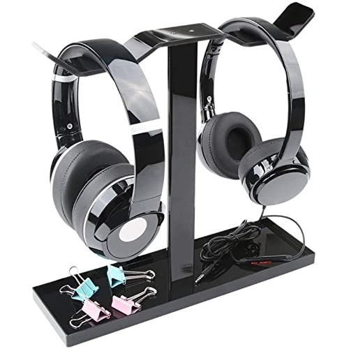 Headset-Halterung Universeller Kopfhörerständer, Kratzfest, Headset-Halter, Gaming-Headset, Schwerer, doppelseitig hängender Kopfhörer-Aufhänger Bild 1