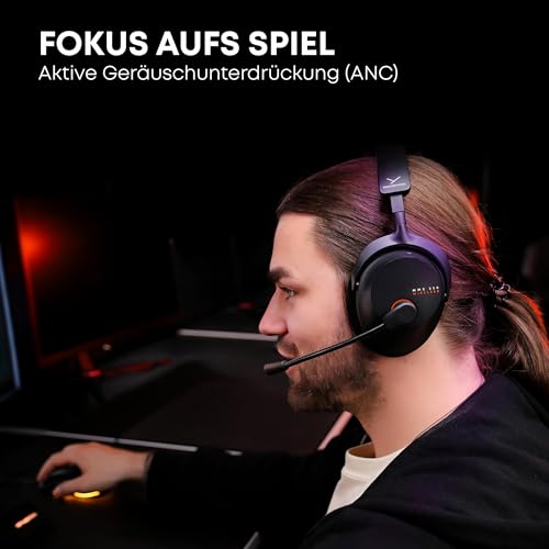 beyerdynamic MMX 230 Wireless Gaming Headset mit ANC und Bluetooth® 6.0, 60 Stunden Akkulaufzeit, ersetzbarem Akku, in Arctic White - neues Update per App verfügbar Bild 7