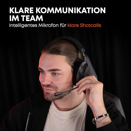 beyerdynamic MMX 230 Wireless Gaming Headset mit ANC und Bluetooth® 6.0, 60 Stunden Akkulaufzeit, ersetzbarem Akku, in schwarz - neues Update per App verfügbar Bild 6