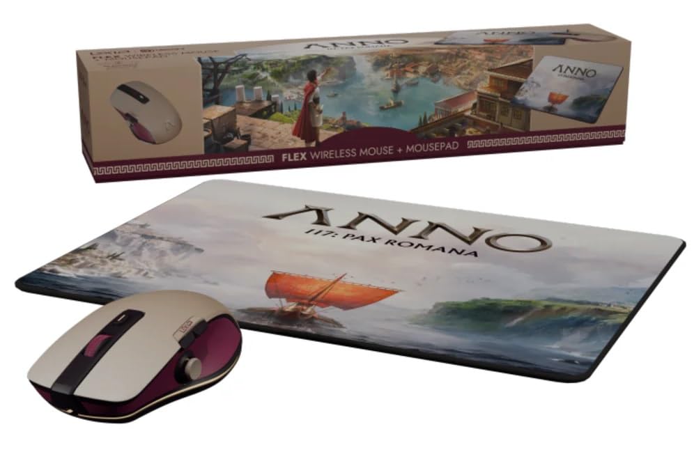 LEXIP X Ubisoft - Anno 117 Bundle Flex Maus + Mousepad Bild 1