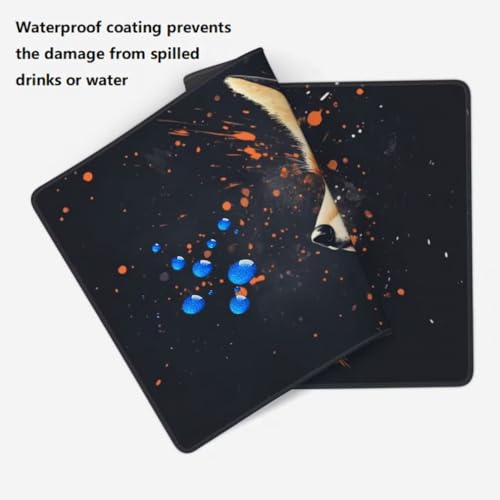 Mauspad XXL 1000x500mm, Fuchs Mousepad XXL Mauspad Gaming Tiere Mouse Pad mit Genähten Kanten, Rutschfest und Wasserabweisend Schreibtisch Unterlage Groß Desk Mat für Tastatur und Maus -MP704 Bild 6
