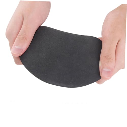 Cabilock Ergonomische EVA Maus Handgelenkauflage mit Wellenförmiger Mulde Kompakt und Tragbar Kompatibel für Gaming und Büro Schwarzes Mauspad mit Einzigartigem Design für Computer und Bild 6