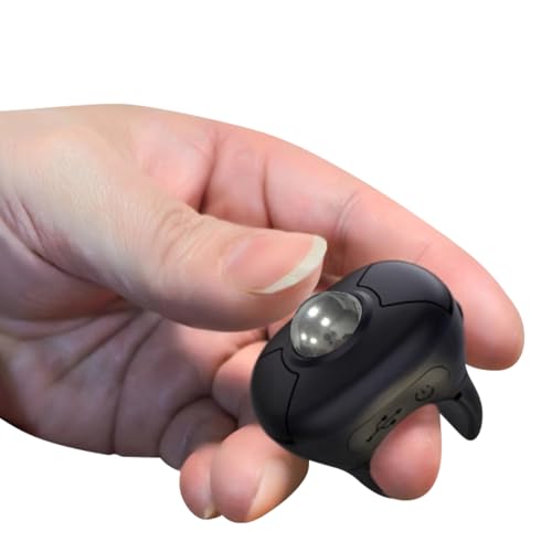 Kabellose Trackball Maus,2,4 G + BLT-Fingerring Maus für Besprechungsraum,Multimedia-Klassenzimmer,Steuerung Mobiler Anwendungen,Fahrzeuginformationssystem,Remote-Mäuse für PC/Android/MAC Bild 1