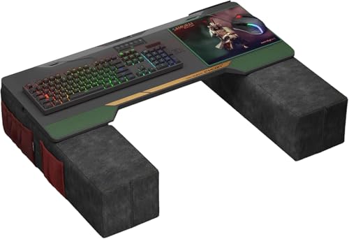 Couchmaster CYCON³ Samurai Edition mit Horizonlight-Stange, ultimativer ergonomischer USB-Hub, Gaming-Schreibtisch für Couch und Bett, kompatibel mit Allen Tastaturen und Maus/Mäusen, Laptops, PCs Bild 1