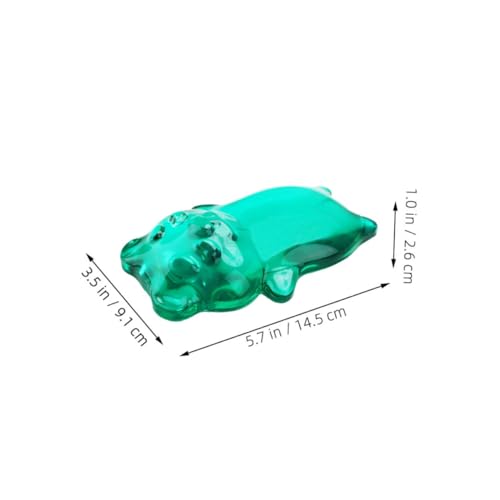 Cabilock 3 STÜCKE Teiliges Silikon handgelenkpolster in Bärform Ergonomisches Mauspad mit Transparentem Kühlendem Gelkissen Rutschfestes Maus Handauflage für Büro und Gaming Leicht zu Bild 3