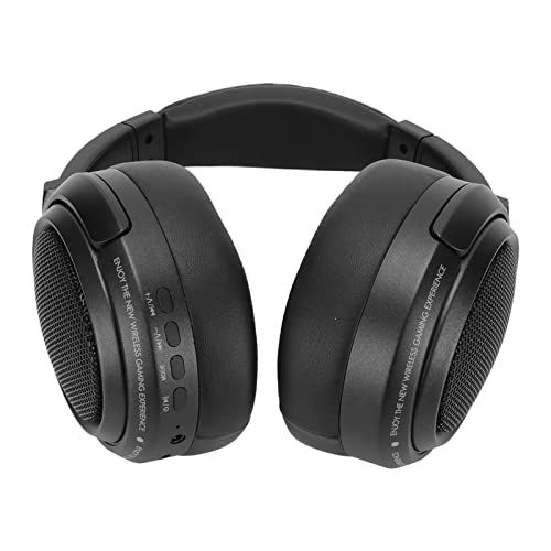 Yctze Gaming-Headset mit 40-mm-Treiber und Typ-C-Aufladung, Wiederaufladbares Game-Headset mit 48-Stunden- für Desktop und Mobilgeräte (Black) Bild 5