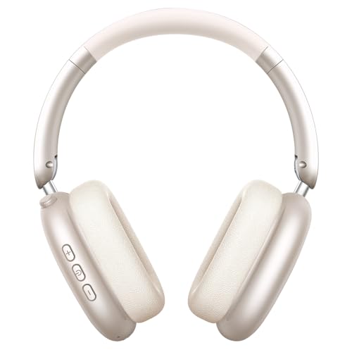 Wentronic Y01 Noise-Cancelling-Kopfhörer, Kabellose Over-Ear-Kopfhörer, Bluetooth 5.3, Hi-Res Sound, 48h Wiedergabe, faltbar, mit Mikrofon für iOS/Android/PC – Sternenlicht Bild 1