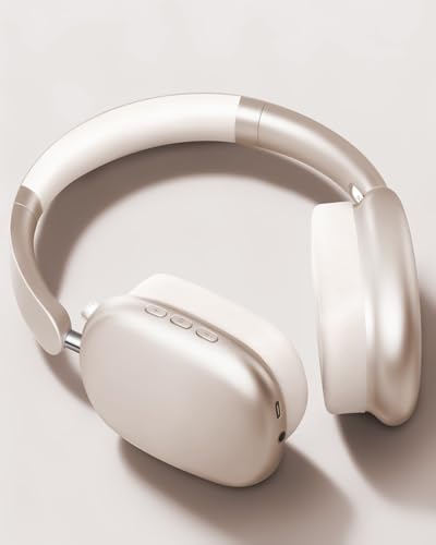 Wentronic Y01 Noise-Cancelling-Kopfhörer, Kabellose Over-Ear-Kopfhörer, Bluetooth 5.3, Hi-Res Sound, 48h Wiedergabe, faltbar, mit Mikrofon für iOS/Android/PC – Sternenlicht Bild 2
