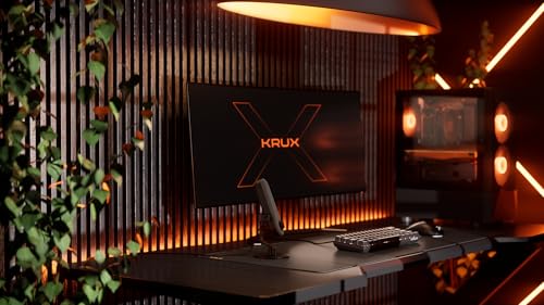 KRUX Pin, USB PC Mikrofon, Plug & Play, GAIN Regler, Mute Touch Taste, austauschbare frontblende, 3,5 mm minijack mopfhörerausgang, USB Typ C Anschluss, Stabiler standfuß, Farbe: schwarz Bild 2
