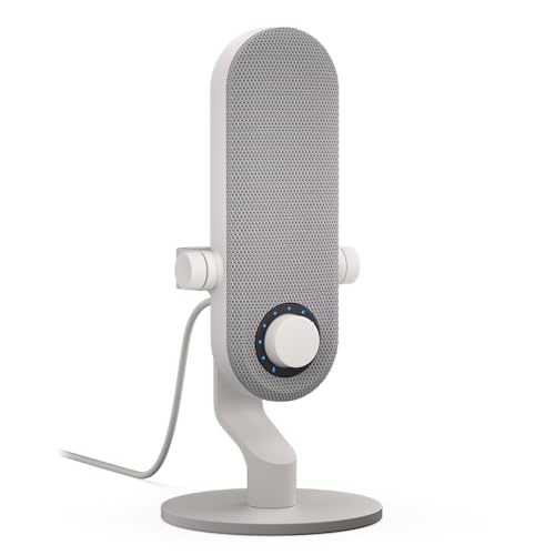 KRUX Pin White, USB Typ C Mikrofon, Lautstärkeregler, Mute-Taste, austauschbare Frontblende, 3.5mm minijack Kopfhörerausgang Bild 1