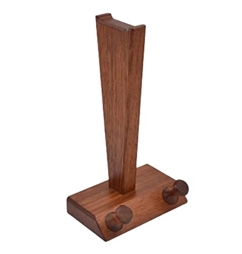 Kopfhörerständer, Kopfhörer-Aufhänger, Headset-Ständer, Kopfhörerständer aus massivem Holz mit Wickelsäule, Kopfhörerhalter, Spielkopfhörer Bild 1