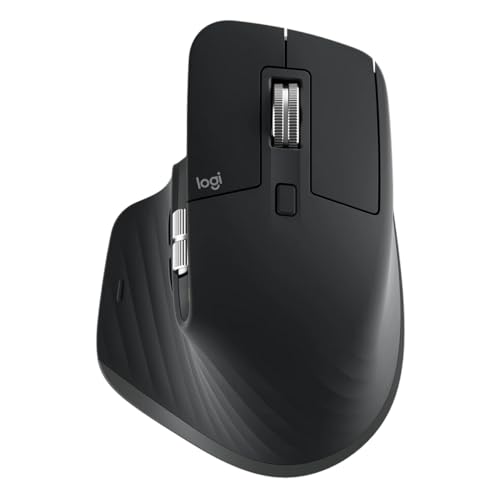 Logitech MX Keys Combo: Leistungsstarke kabellose Tastatur und Maus, Fast Scrolling, Bluetooth, für Windows/Linux/Chrome/Mac- Graphit, Deutsches QWERTZ-Layout [Bulk - Ohne Verpackung] Bild 4