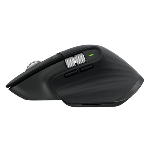 Logitech MX Keys Combo: Leistungsstarke kabellose Tastatur und Maus, Fast Scrolling, Bluetooth, für Windows/Linux/Chrome/Mac- Graphit, Deutsches QWERTZ-Layout [Bulk - Ohne Verpackung] Bild 5