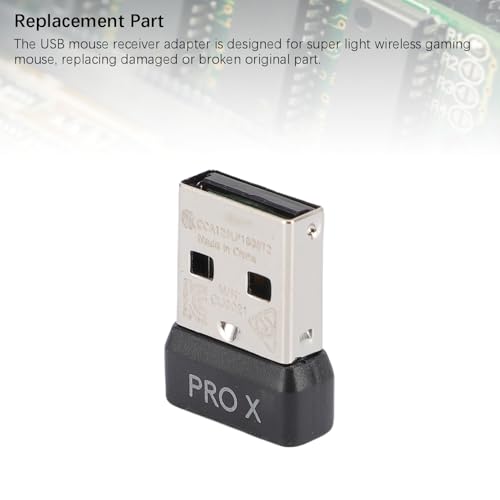 USB-Dongle-Empfänger-Adapter für Kabellose Gaming-Maus, Schnelles Pairing für Ersatzteile, Verbesserte Stabilität für USB-Maus (Kunststoff, elektronisch), mit Aufbewahrungshülle Bild 5