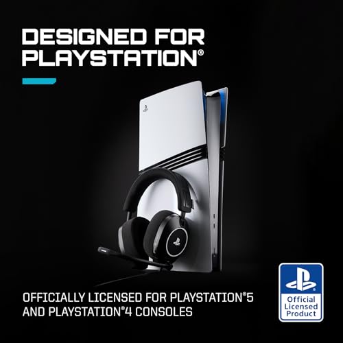 Rig R5 PRO HS Wettbewerbsfähiges kabelgebundenes Gaming-Headset mit Graphen-Treibern, offiziell lizenziert für PlayStation – Schwarz Bild 2