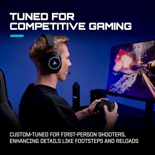 Rig R5 PRO HS Wettbewerbsfähiges kabelgebundenes Gaming-Headset mit Graphen-Treibern, offiziell lizenziert für PlayStation – Schwarz Bild 4